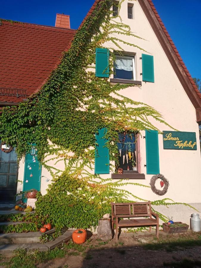 Linas Toepferhof Apartment Weißenfels Exterior foto